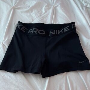 Nike Pro Women's Black Athletic Bike Shorts